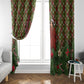 Rosa Parks Christmas Window Curtain Plaid Festive Stamp Vintage Civil Rights Legend
