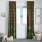 Rosa Parks Christmas Window Curtain Plaid Festive Stamp Vintage Civil Rights Legend