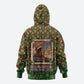 Rosa Parks Christmas Zip Hoodie Plaid Festive Stamp Vintage Civil Rights Legend