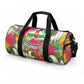 Central African Republic Day Duffle Bag Elephant Colorful Paint Splatter Map Tropical Flowers