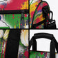 Central African Republic Day Duffle Bag Elephant Colorful Paint Splatter Map Tropical Flowers