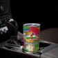 Central African Republic Day Tumbler Cup Elephant Colorful Paint Splatter Map Tropical Flowers