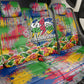 Central African Republic 1958 Back Car Seat Cover Leopard Colorful Paint Splatter Patriotic Flag