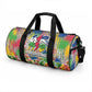 Central African Republic 1958 Duffle Bag Leopard Colorful Paint Splatter Patriotic Flag