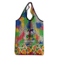 Central African Republic 1958 Grocery Bag Leopard Colorful Paint Splatter Patriotic Flag