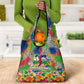 Central African Republic 1958 Grocery Bag Leopard Colorful Paint Splatter Patriotic Flag