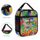 Central African Republic 1958 Lunch Bag Leopard Colorful Paint Splatter Patriotic Flag