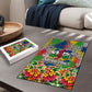 Central African Republic 1958 Puzzle Leopard Colorful Paint Splatter Patriotic Flag
