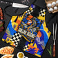 Gullah Geechee African American Apron Black History Vibrant Abstract Coastal