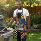 Gullah Geechee African American Apron Black History Vibrant Abstract Coastal
