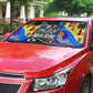 Gullah Geechee African American Auto Sun Shade Black History Vibrant Abstract Coastal