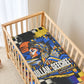 Gullah Geechee African American Baby Bed Cover Black History Vibrant Abstract Coastal