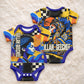Gullah Geechee African American Baby Onesie Black History Vibrant Abstract Coastal