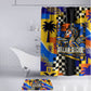 Gullah Geechee African American Bathroom Set Black History Vibrant Abstract Coastal
