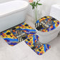 Gullah Geechee African American Bathroom Set Black History Vibrant Abstract Coastal