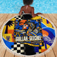 Gullah Geechee African American Beach Blanket Black History Vibrant Abstract Coastal