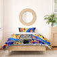 Gullah Geechee African American Bedding Set Black History Vibrant Abstract Coastal