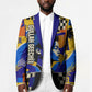 Gullah Geechee African American Blazer Black History Vibrant Abstract Coastal