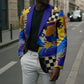 Gullah Geechee African American Blazer Black History Vibrant Abstract Coastal