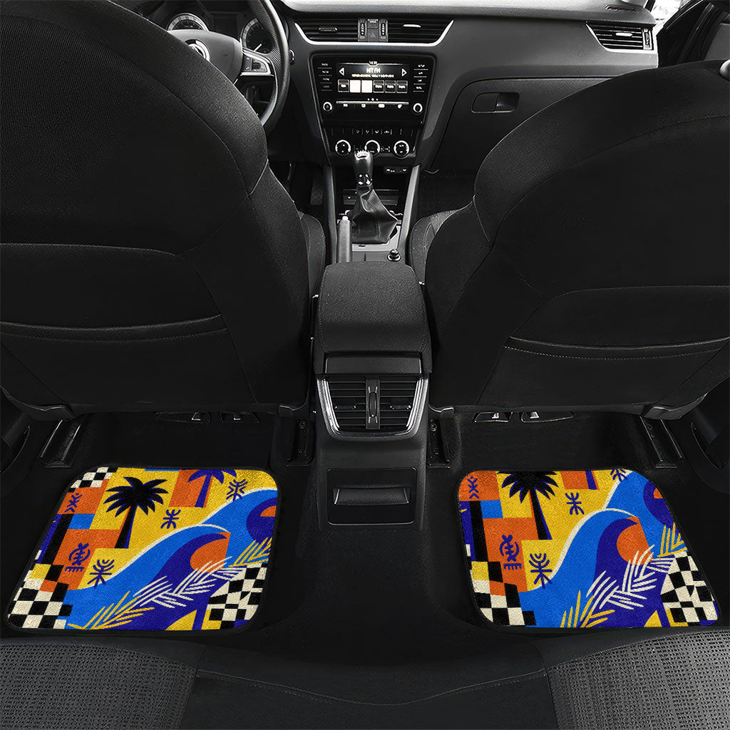 Gullah Geechee African American Car Mats Black History Vibrant Abstract Coastal