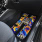 Gullah Geechee African American Car Mats Black History Vibrant Abstract Coastal