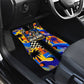 Gullah Geechee African American Car Mats Black History Vibrant Abstract Coastal