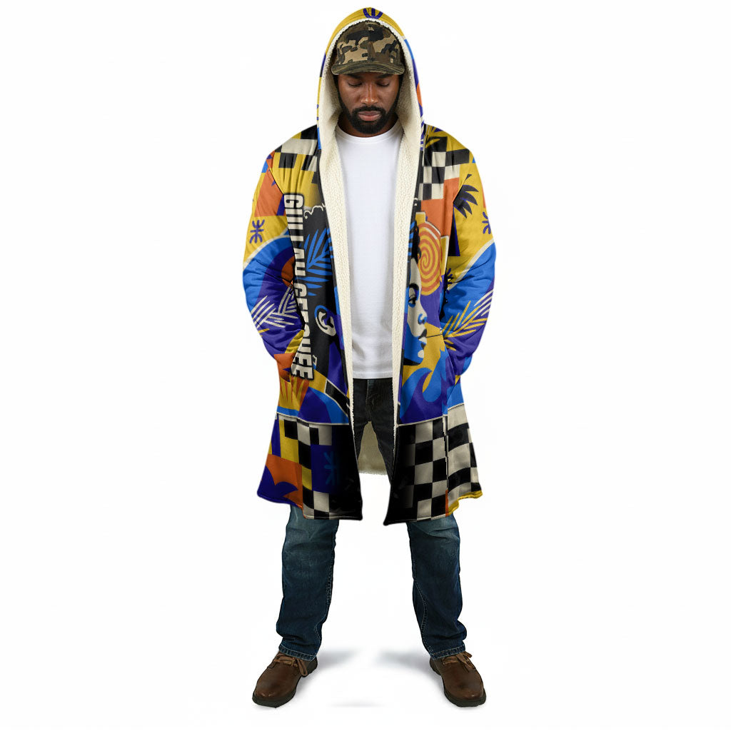 Gullah Geechee African American Cloak Black History Vibrant Abstract Coastal