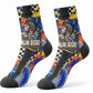 Gullah Geechee African American Crew Socks Black History Vibrant Abstract Coastal