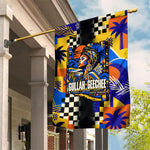 Gullah Geechee African American Garden Flag Black History Vibrant Abstract Coastal