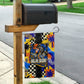 Gullah Geechee African American Garden Flag Black History Vibrant Abstract Coastal