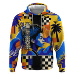 Gullah Geechee African American Hoodie Black History Vibrant Abstract Coastal