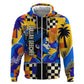 Gullah Geechee African American Hoodie Black History Vibrant Abstract Coastal