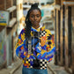 Gullah Geechee African American Hoodie Black History Vibrant Abstract Coastal