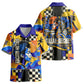 Gullah Geechee African American Kid Hawaiian Shirt Black History Vibrant Abstract Coastal