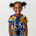 Gullah Geechee African American Kid T shirt Black History Vibrant Abstract Coastal