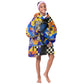 Gullah Geechee African American Kid Wearable Blanket Hoodie Black History Vibrant Abstract Coastal