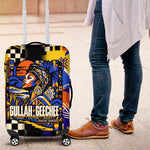 Gullah Geechee African American Luggage Cover Black History Vibrant Abstract Coastal
