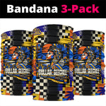 Gullah Geechee African American Neck Gaiter Black History Vibrant Abstract Coastal