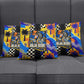 Gullah Geechee African American Pillow Cover Black History Vibrant Abstract Coastal