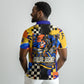 Gullah Geechee African American Polo Shirt Black History Vibrant Abstract Coastal