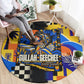 Gullah Geechee African American Round Carpet Black History Vibrant Abstract Coastal