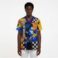 Gullah Geechee African American Scrub Top Black History Vibrant Abstract Coastal
