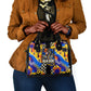 Gullah Geechee African American Shoulder Handbag Black History Vibrant Abstract Coastal