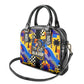 Gullah Geechee African American Shoulder Handbag Black History Vibrant Abstract Coastal