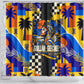 Gullah Geechee African American Shower Curtain Black History Vibrant Abstract Coastal