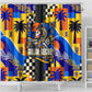Gullah Geechee African American Shower Curtain Black History Vibrant Abstract Coastal