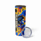 Gullah Geechee African American Skinny Tumbler Black History Vibrant Abstract Coastal