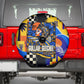 Gullah Geechee African American Spare Tire Cover Black History Vibrant Abstract Coastal