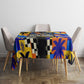 Gullah Geechee African American Tablecloth Black History Vibrant Abstract Coastal
