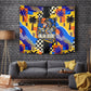 Gullah Geechee African American Tapestry Black History Vibrant Abstract Coastal